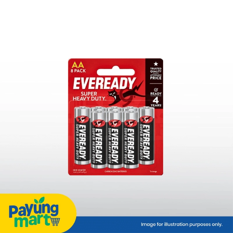 Eveready Super Heavy Duty AA (8pcs) Eveready Super Heavy Duty AA (8pcs) - Image 1