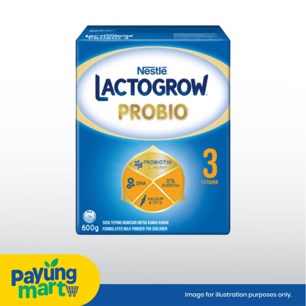 Nestle Lactogrow Probio Langkah 3 (1-3 Tahun)
