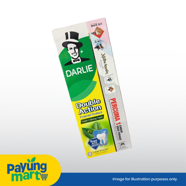 Darlie Double Action Enamel Protect Original Strong Mint