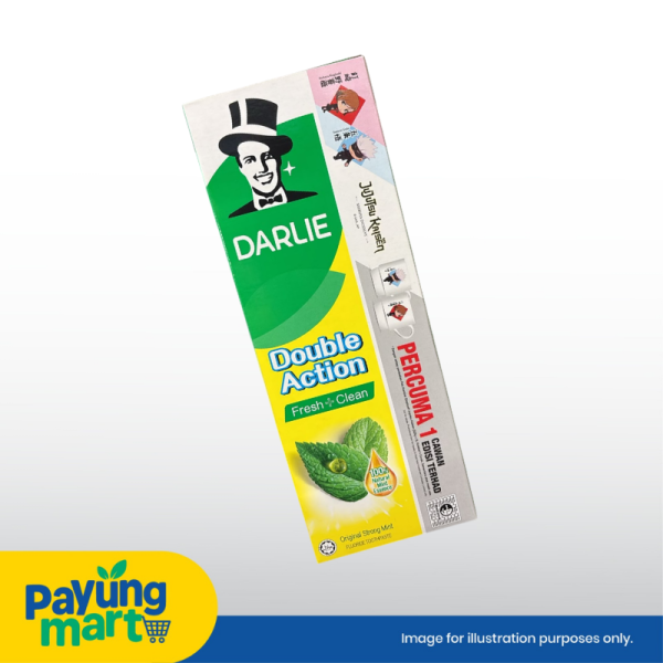 Darlie Double Action Fresh Clean Original Strong Mint