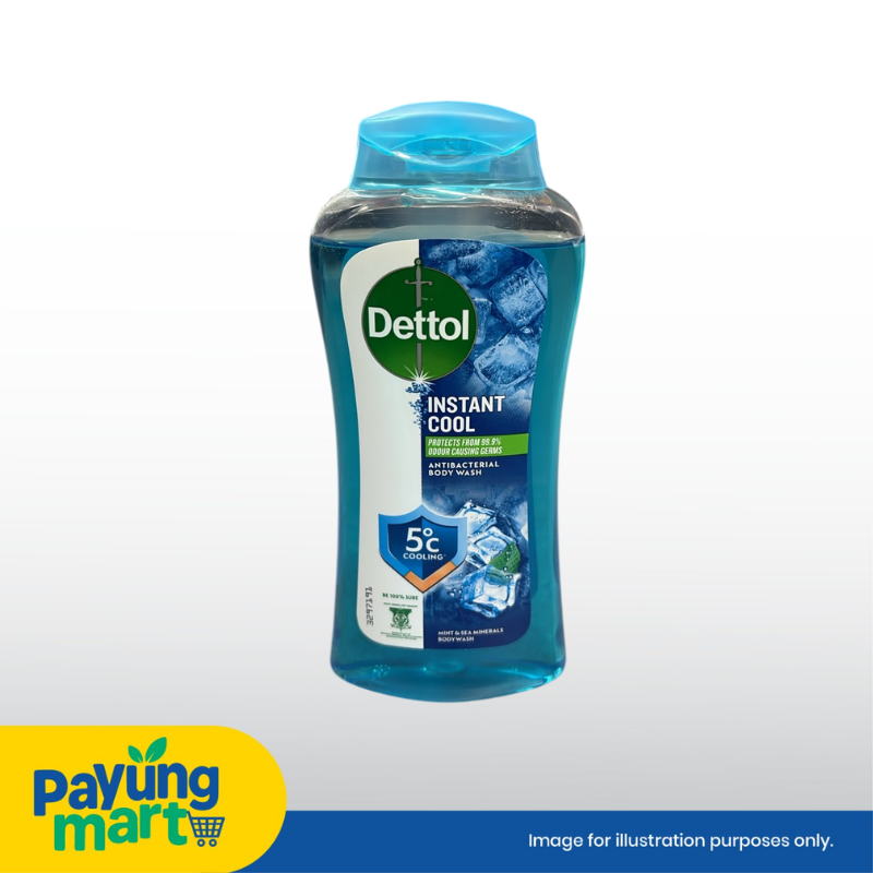 DETTOL INSTANT COOL MINT & SEA MINERAL BODY WASH 250G RM 8.90 Dettol Instant Cool Mint & Sea Minerals Body Wash - Image 1