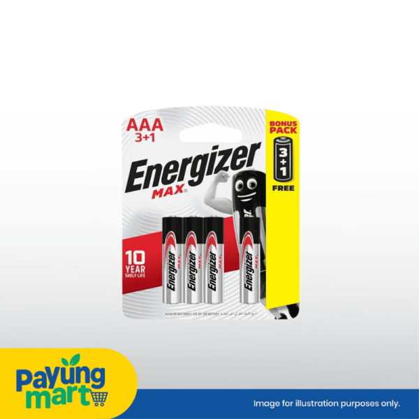 Energizer Max AAA 3+1