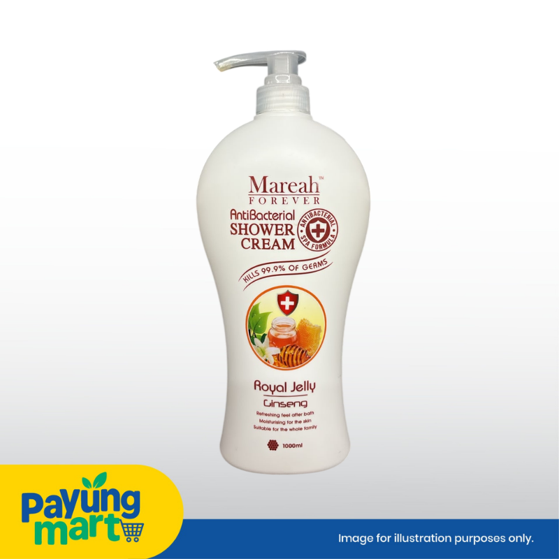 MAREAH ANTIBACTERIAL SHOWER CREAM ROYAL JELLY GINSENG 1000ML RM 7.40 Mareah Antibacterial Shower Cream Royal Jelly Ginseng - Image 1