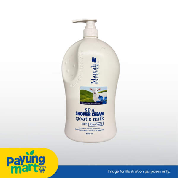 Mareah Antibacterial Shower Cream Goat's Milk Aloe Vera