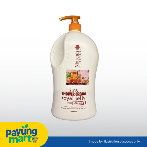 Mareah Antibacterial Shower Cream Royal Jelly Ginseng