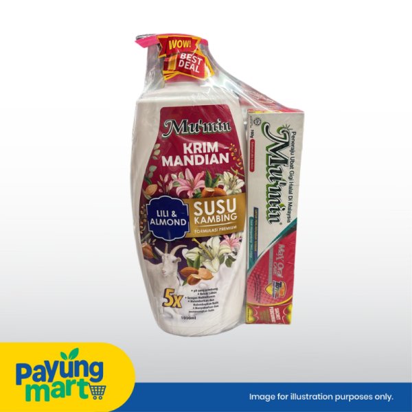 Mu'min Krim Mandian Susu Kambing Lili & Almond