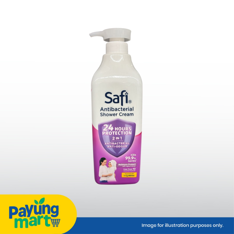 SAFI ANTIBACTERIAL SHOWER CREAM MOISTURE PROTECT 975G RM 17.90 Safi Antibacterial Shower Cream Moisture Protect - Image 1
