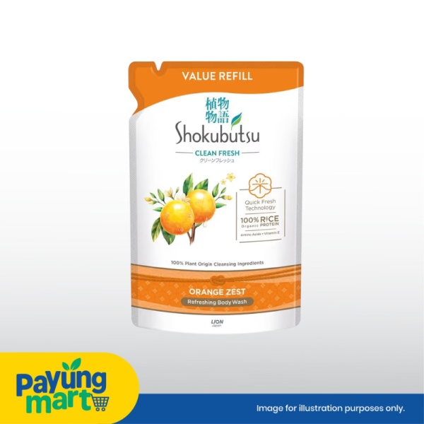 Shokubutsu Clean Fresh Orange Zest Refill