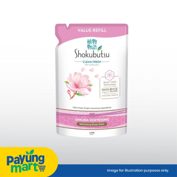 Shokubutsu Clean Fresh Sakura Whitening Refill
