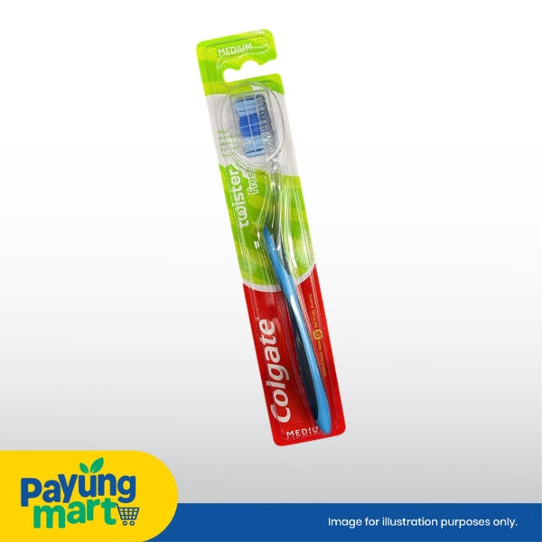 COLGATE TOOTHBRUSH TWISTER MEDIUM RM 4.90 Colgate Toothbrush Twister Fresh Medium (1 Pcs) - Image 1