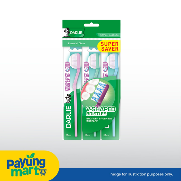 Darlie V-Shape Bristle Hard (3 Pcs)