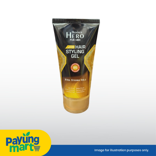 HERO HAIR STYLING GEL XTRA STRONG HOLD RM 6.40 Hero Boxiser Hair Styling Gel (Extra Strong Hold) - Image 1