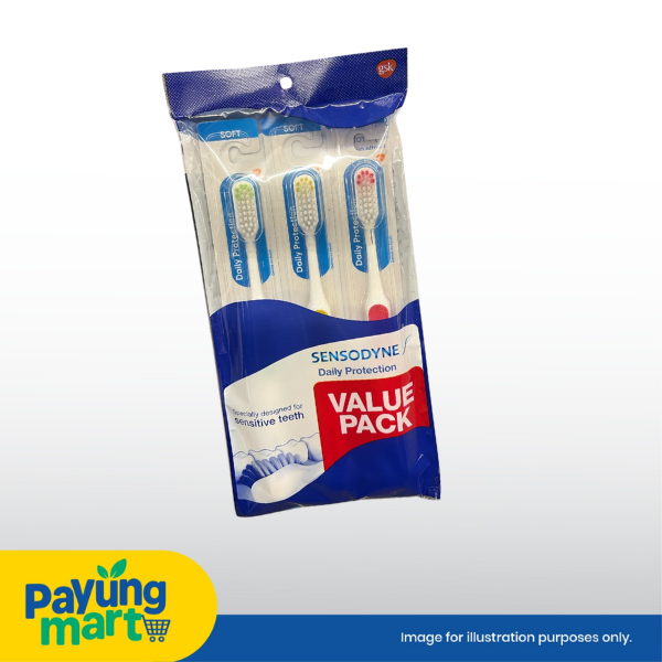 Sensodyne Daily Protection Toothbrush (3 Pcs)