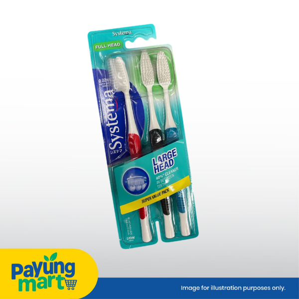 Systema Large Head Soft Toothbrush (3 Pcs)