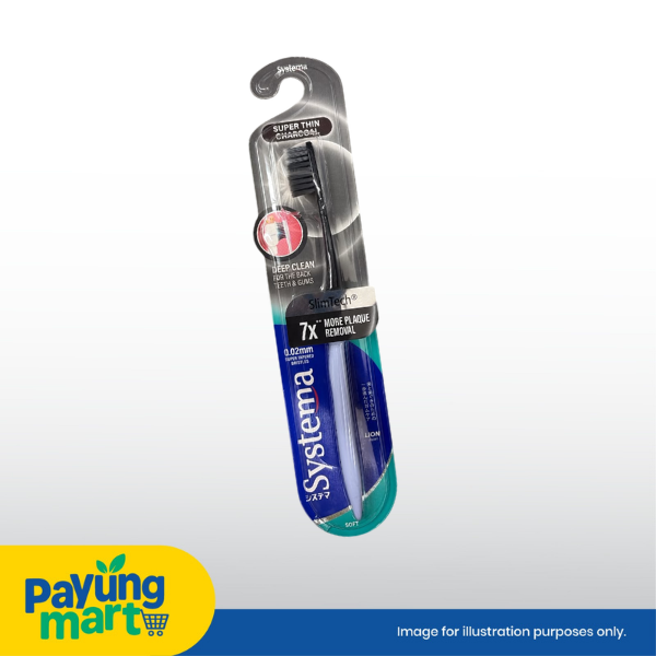 Systema Super Thin Charcoal Soft Toothbrush