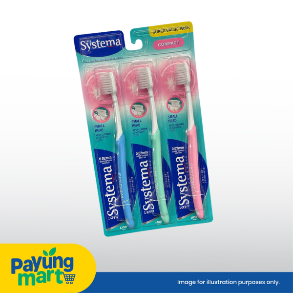 Systema Compact Soft Toothbrush (3 Pcs)