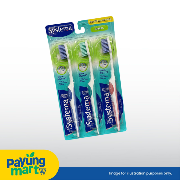 Systema Spiral Soft Toothbrush (3 Pcs)